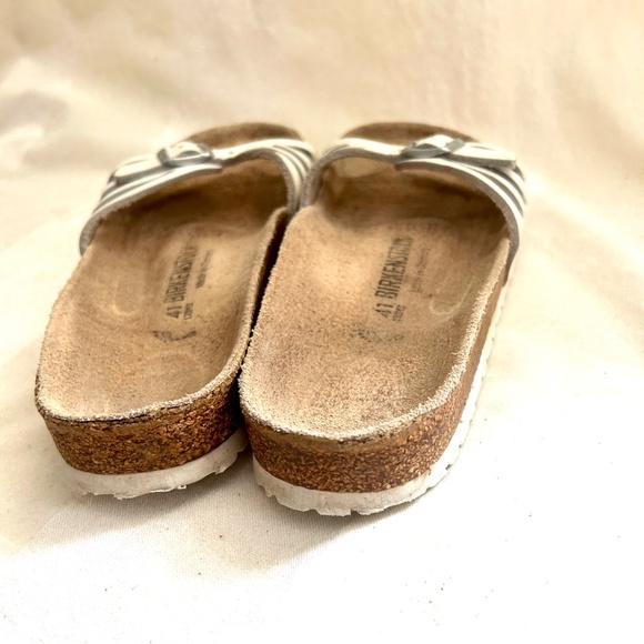 Birkenstock Molina Women’s Sandal in White Leather Size Euro 41 / 10 - 10.5. - Picture 4 of 7